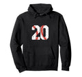 Baseball Player Jersey Number 20 20 Proud Hoodie - Trendy Graphic Unisex - T-Shirt, Sweatshirt, Hoodie