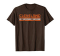 Cleveland Ohio Weathered Stripe T-Shirt - Graphic Print Men Women - T-Shirt, Sweatshirt, Hoodie
