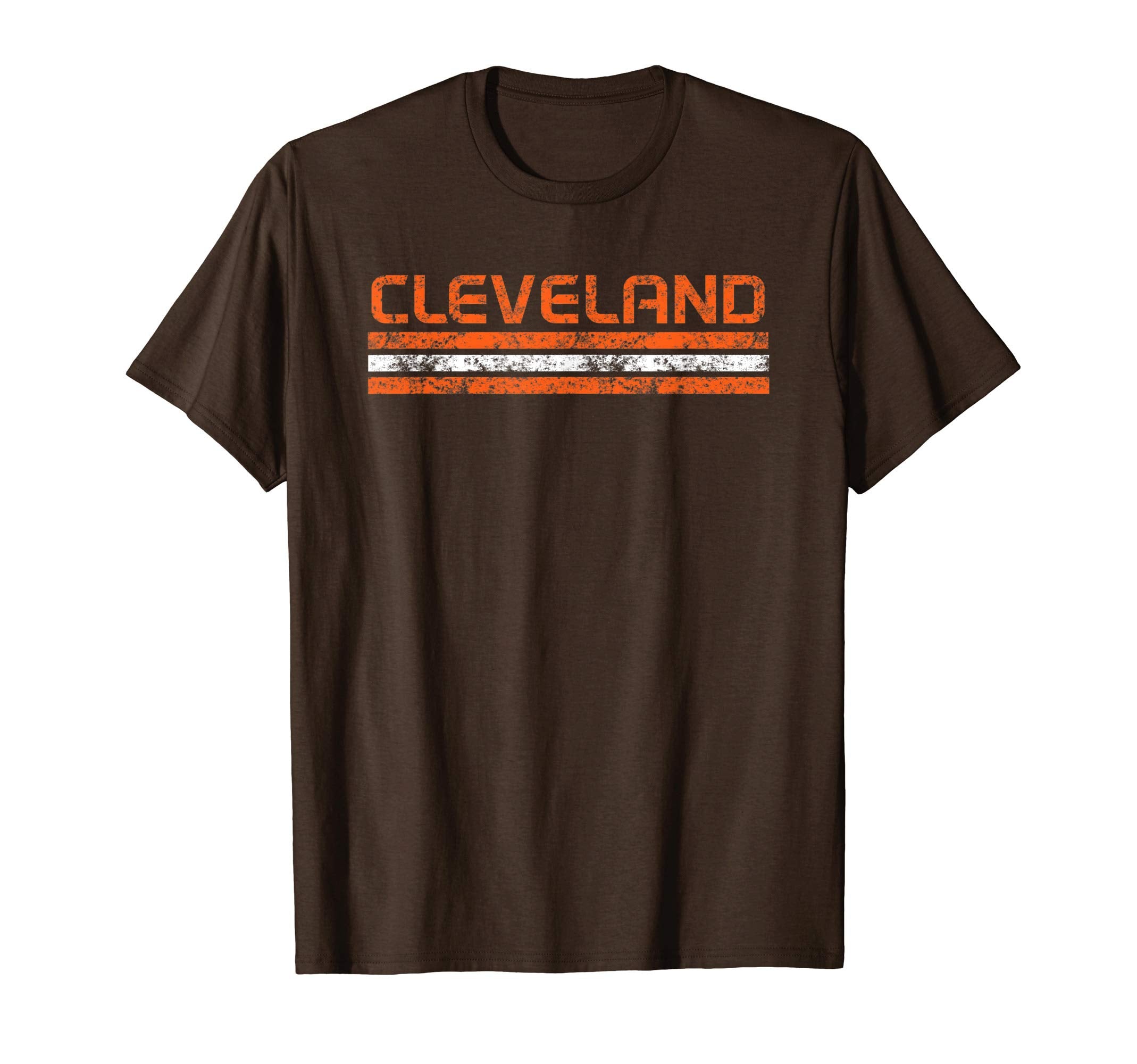 Cleveland Ohio Weathered Stripe T-Shirt - Graphic Print Men Women - T-Shirt, Sweatshirt, Hoodie