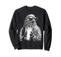 Pigeon Drinking Iced Coffee Funny Sweatshirt - Trendy Graphic Unisex - T-Shirt, Sweatshirt, Hoodie