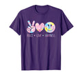 Peace Love Happiness Rainbow Tie T-Shirt - Fun Novelty Design for Adults - T-Shirt, Sweatshirt, Hoodie
