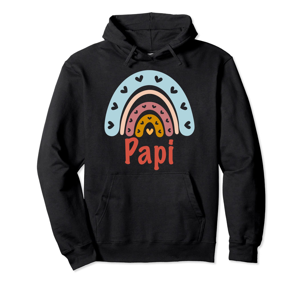 Papi Birthday Rainbow Boho Papi Hoodie - Fun Novelty Design Men Women - T-Shirt, Sweatshirt, Hoodie