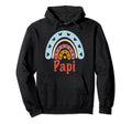 Papi Birthday Rainbow Boho Papi Hoodie - Fun Novelty Design Men Women - T-Shirt, Sweatshirt, Hoodie
