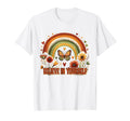 Boho Rainbow Butterfly Floral Believe T-Shirt - Fun Novelty Design Unisex - T-Shirt, Sweatshirt, Hoodie