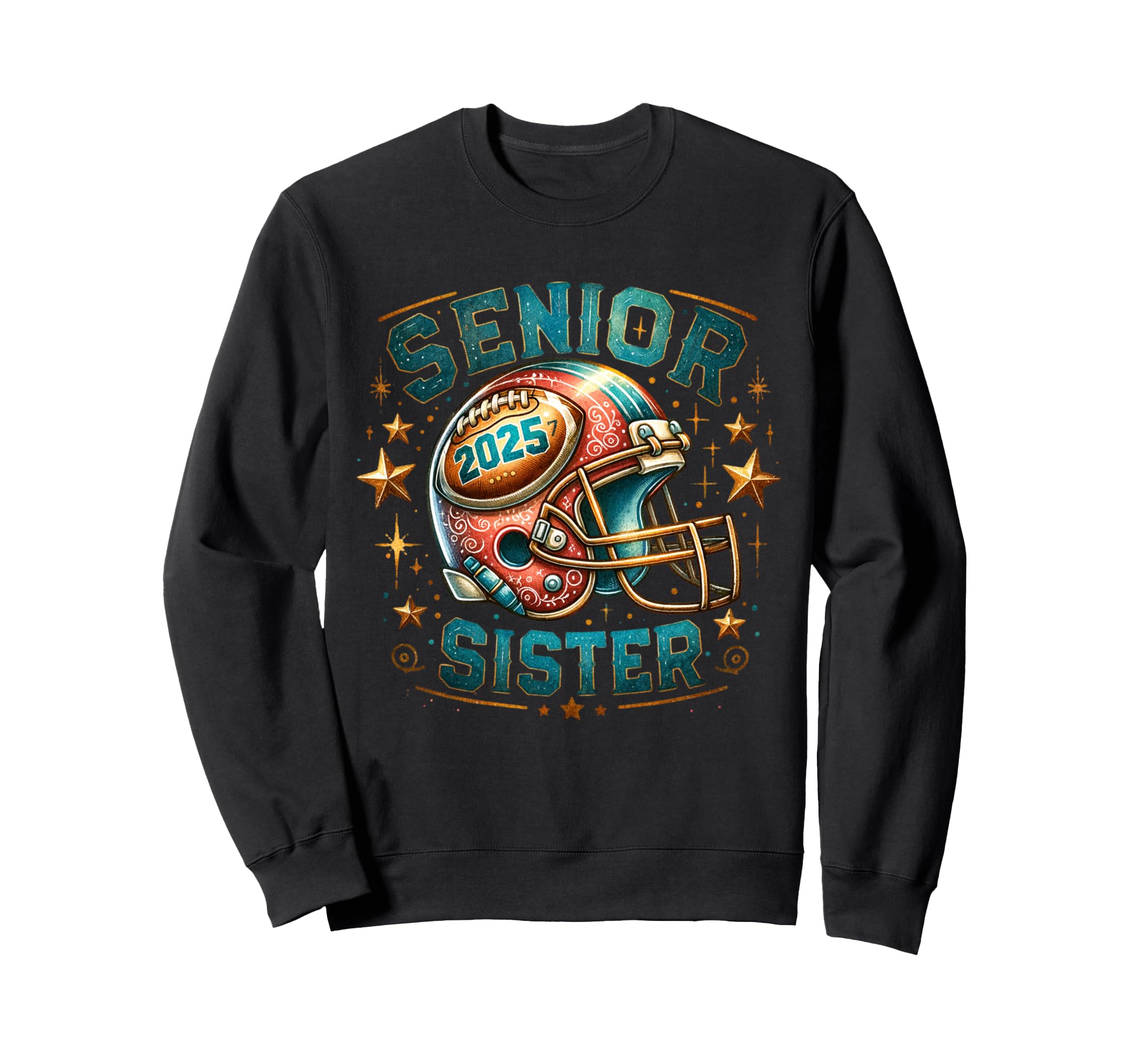 Senior Sister 2025 Baseball Sweatshirt - Fun Novelty Design Unisex - T-Shirt, Sweatshirt, Hoodie