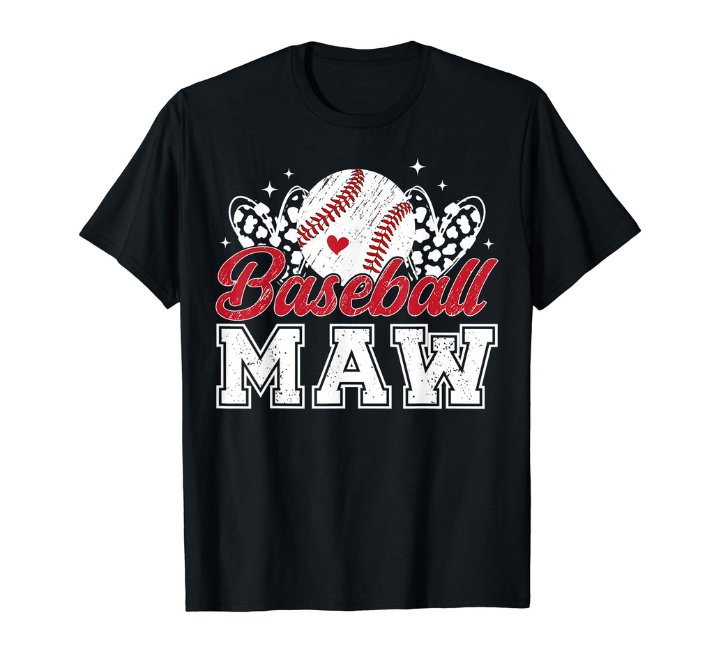 Baseball Maw Grandma Maw Baseball Player T-Shirt - Minimalist Print Unisex - T-Shirt, Sweatshirt, Hoodie