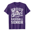 Proud Sister 2025 Senior Baseball T-Shirt - Trendy Graphic Unisex - T-Shirt, Sweatshirt, Hoodie