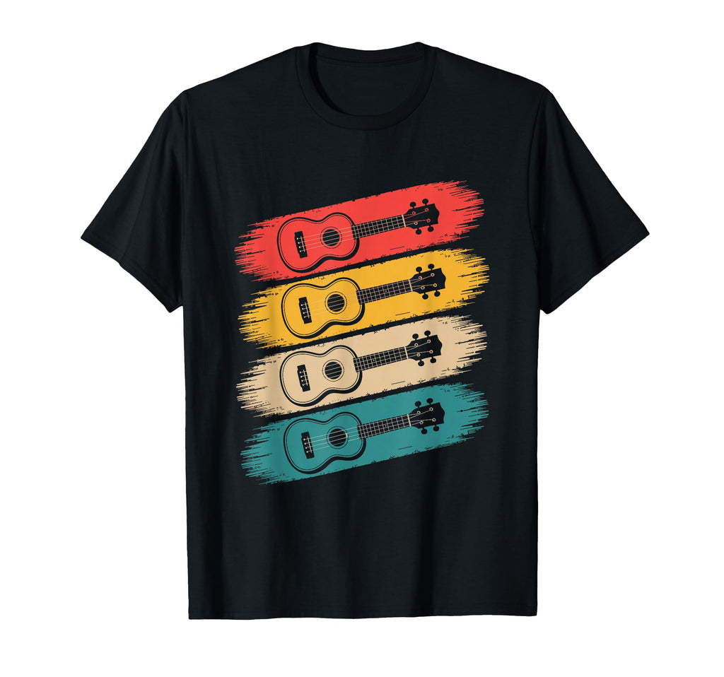 Colorful Guitar Guitar Old School T-Shirt - Graphic Print Unisex - T-Shirt, Sweatshirt, Hoodie