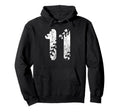 Baseball Softball Mom 11 Number 11 Hoodie - Casual Everyday Wear Men Women - T-Shirt, Sweatshirt, Hoodie
