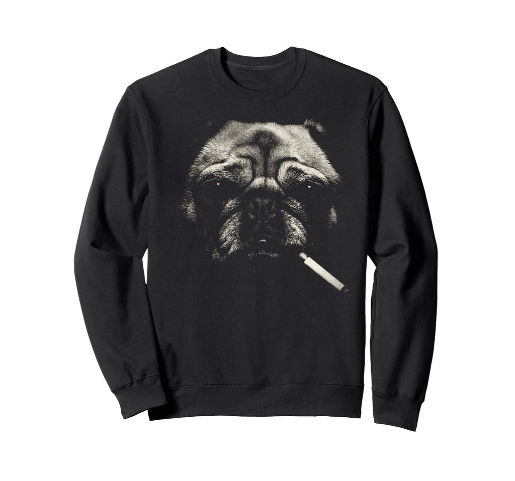 Smoking Dog Cigarette Meme 90S Grunge Sweatshirt - Graphic Print Men Women - T-Shirt, Sweatshirt, Hoodie
