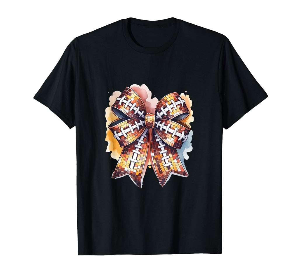 Funny Football Lover Coquette Bow T-Shirt - Casual Everyday Wear Unisex - T-Shirt, Sweatshirt, Hoodie