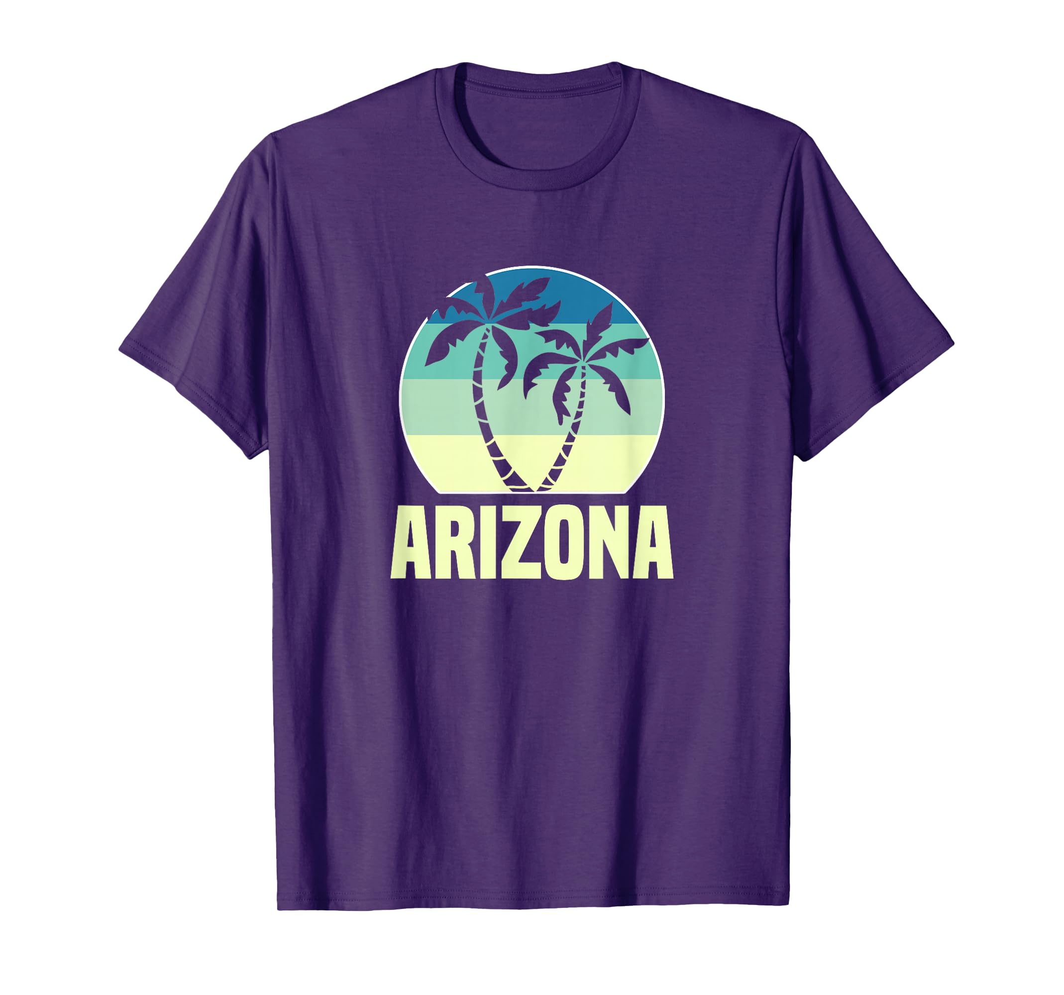 Arizona Sunset Palm Tree T-Shirt - Custom Art Print for Adults - T-Shirt, Sweatshirt, Hoodie