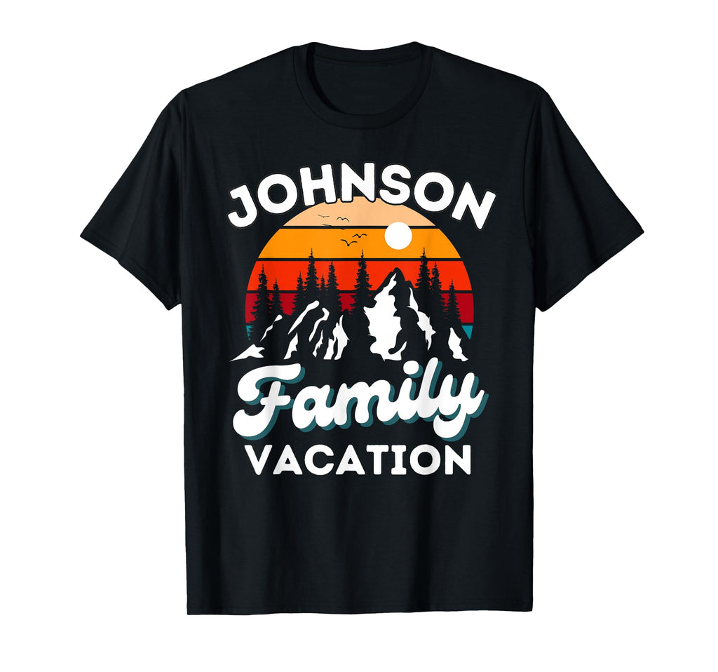 Johnson Family Vacation Mountain T-Shirt - Casual Everyday Wear for Adults - T-Shirt, Sweatshirt, Hoodie