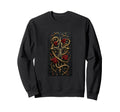 Gothic Cross Grunge Aesthetic Y2K Sweatshirt - Custom Art Print Men Women - T-Shirt, Sweatshirt, Hoodie