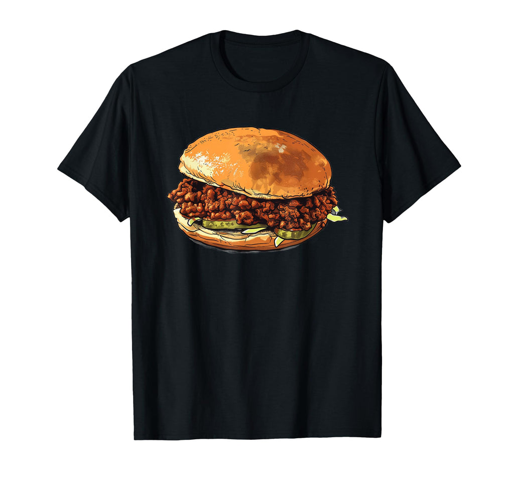 Sloppy Joe Sandwich American Diner Hoodie - Minimalist Print for Adults - T-Shirt, Sweatshirt, Hoodie