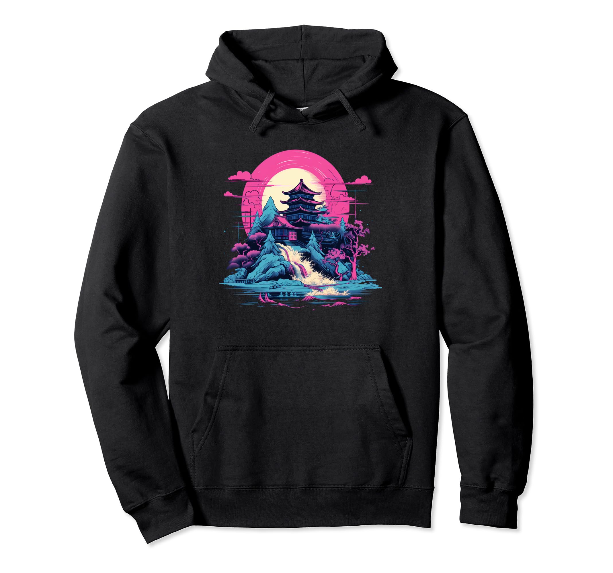 Aesthetic Vaporwave Japanese Futurism Hoodie - Novelty Apparel Men Women - T-Shirt, Sweatshirt, Hoodie