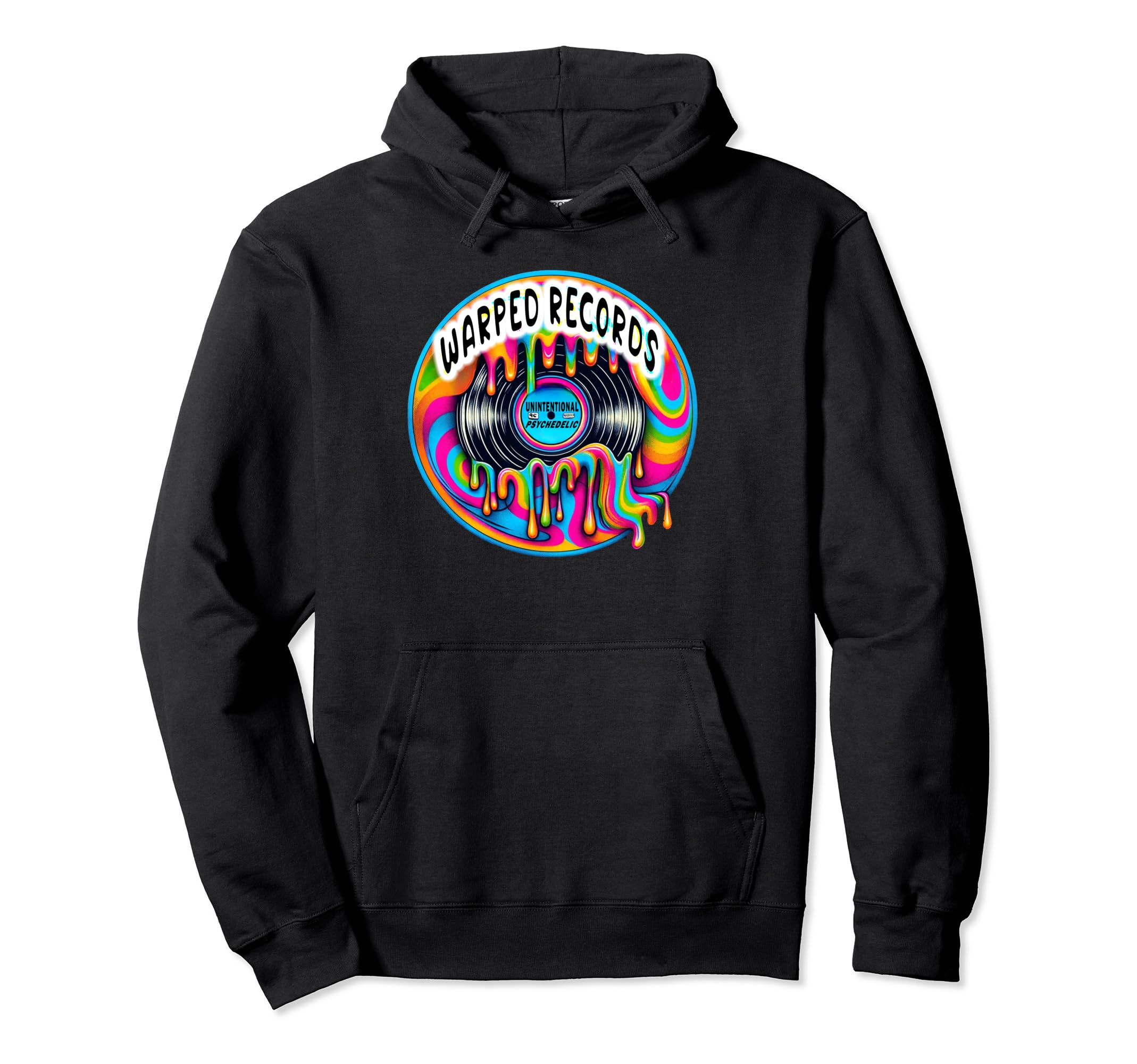 Warped Records Unintentional Hoodie - Casual Everyday Wear for Adults - T-Shirt, Sweatshirt, Hoodie
