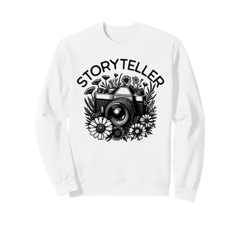 Travel Photography Camera Sweatshirt - Trendy Graphic for Adults - T-Shirt, Sweatshirt, Hoodie
