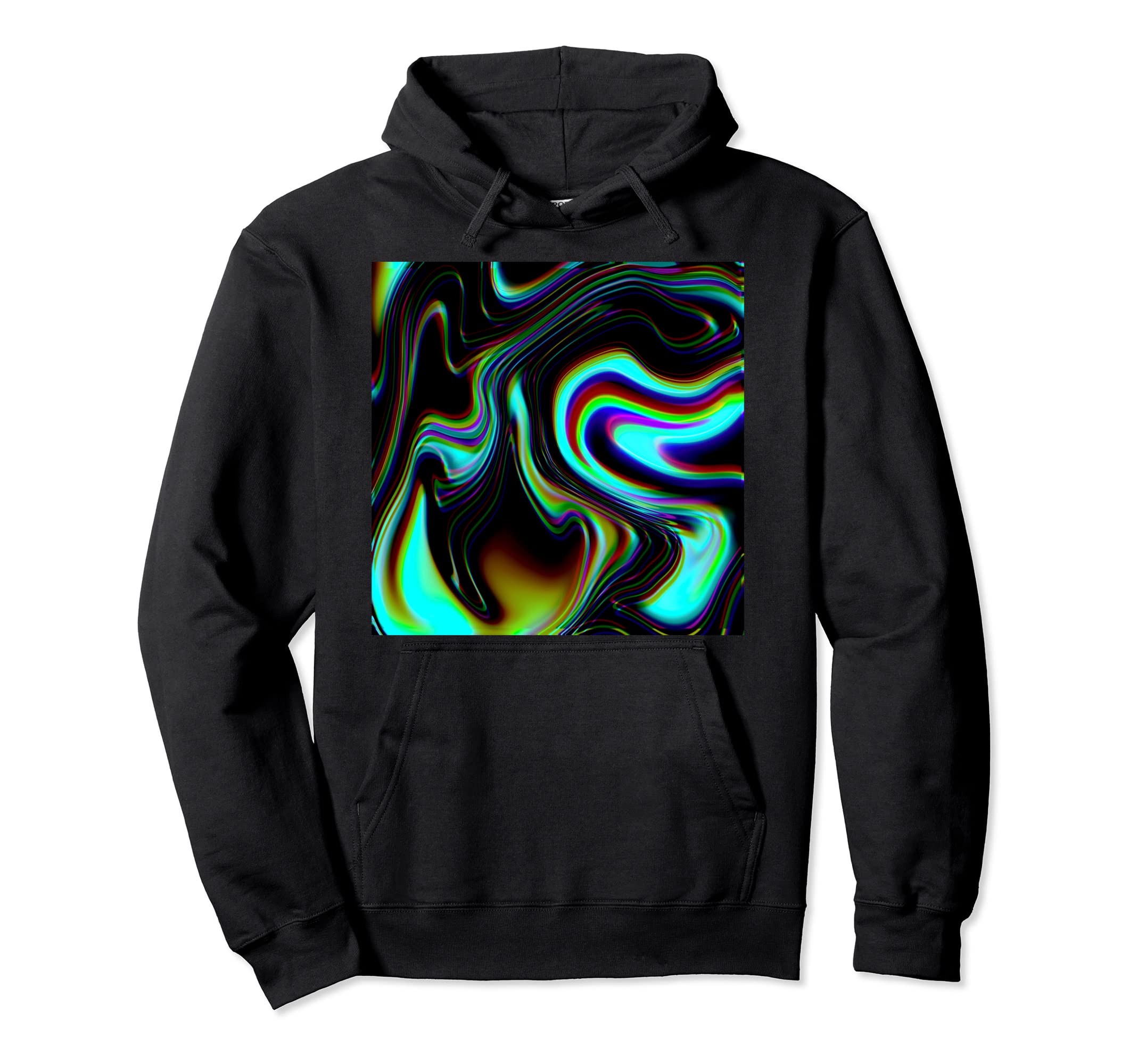 Vaporwave Aesthetic Glitch Art Hoodie - Novelty Apparel for Adults - T-Shirt, Sweatshirt, Hoodie