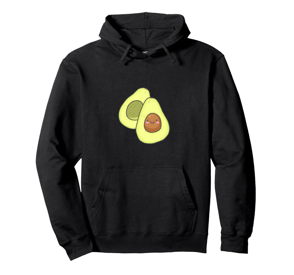 Avocado Aesthetic Green Kawaii Y2K Hoodie - Minimalist Print Men Women - T-Shirt, Sweatshirt, Hoodie