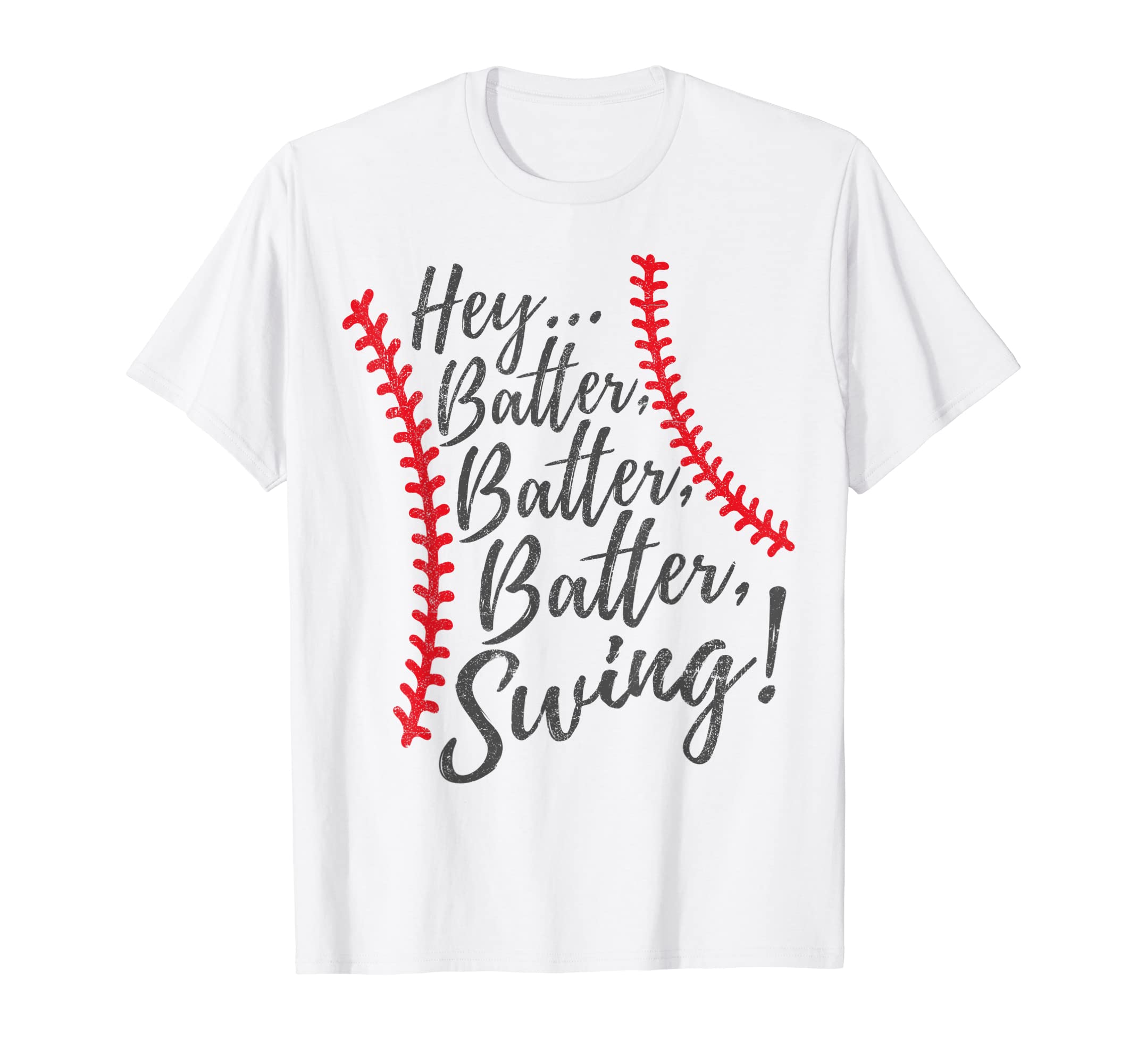 Hey Batter Swing Mom Baseball Funny T-Shirt - Minimalist Print Men Women - T-Shirt, Sweatshirt, Hoodie