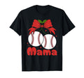 Cherry Mama Coquette Bow Mom Baseball T-Shirt - Minimalist Print Men Women - T-Shirt, Sweatshirt, Hoodie