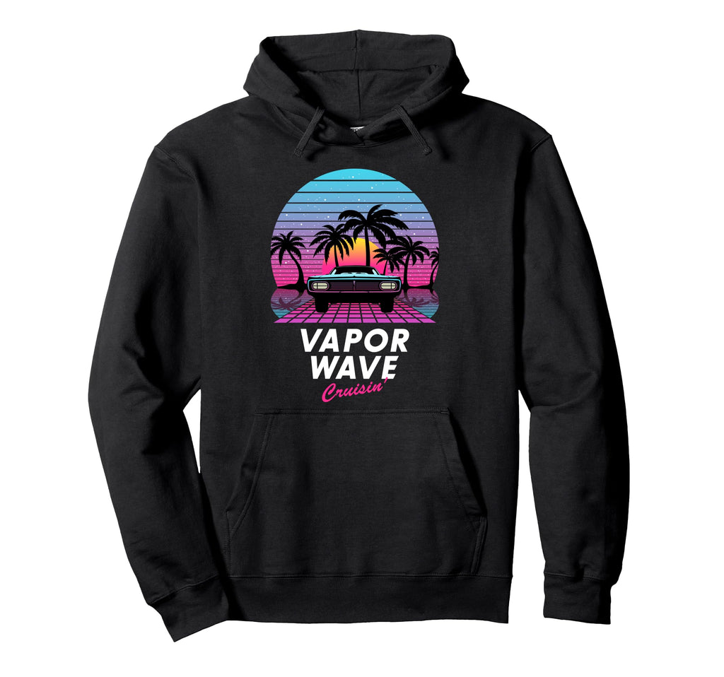 Sunset Vaporwave Cruisin Aesthetic Hoodie - Trendy Graphic Men Women - T-Shirt, Sweatshirt, Hoodie