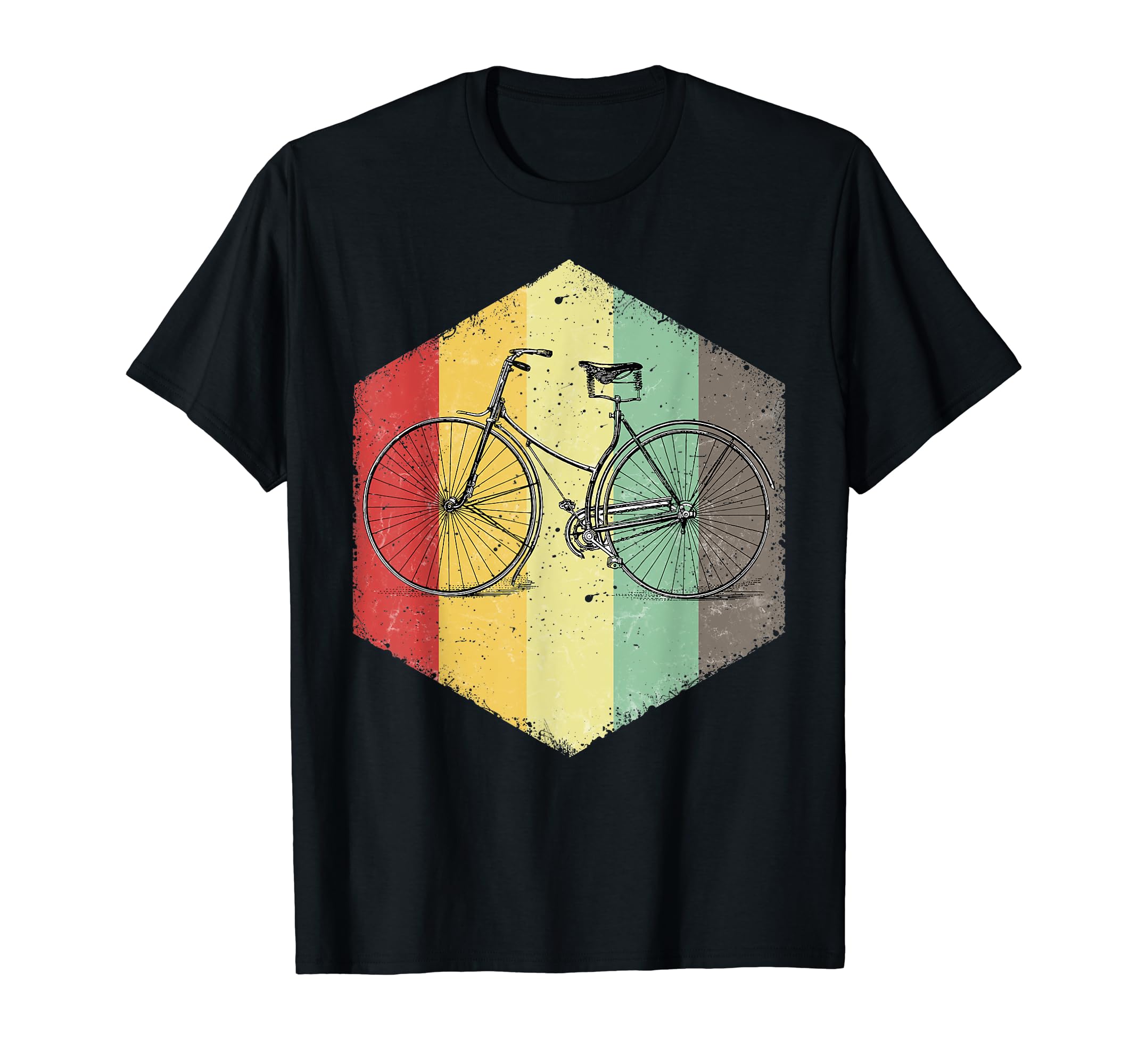 Bycicle Distressed Bike T-Shirt - Aesthetic Graphic Unisex - T-Shirt, Sweatshirt, Hoodie