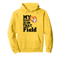 My Heart Is That Field Baseball Hoodie - Aesthetic Graphic Men Women - T-Shirt, Sweatshirt, Hoodie