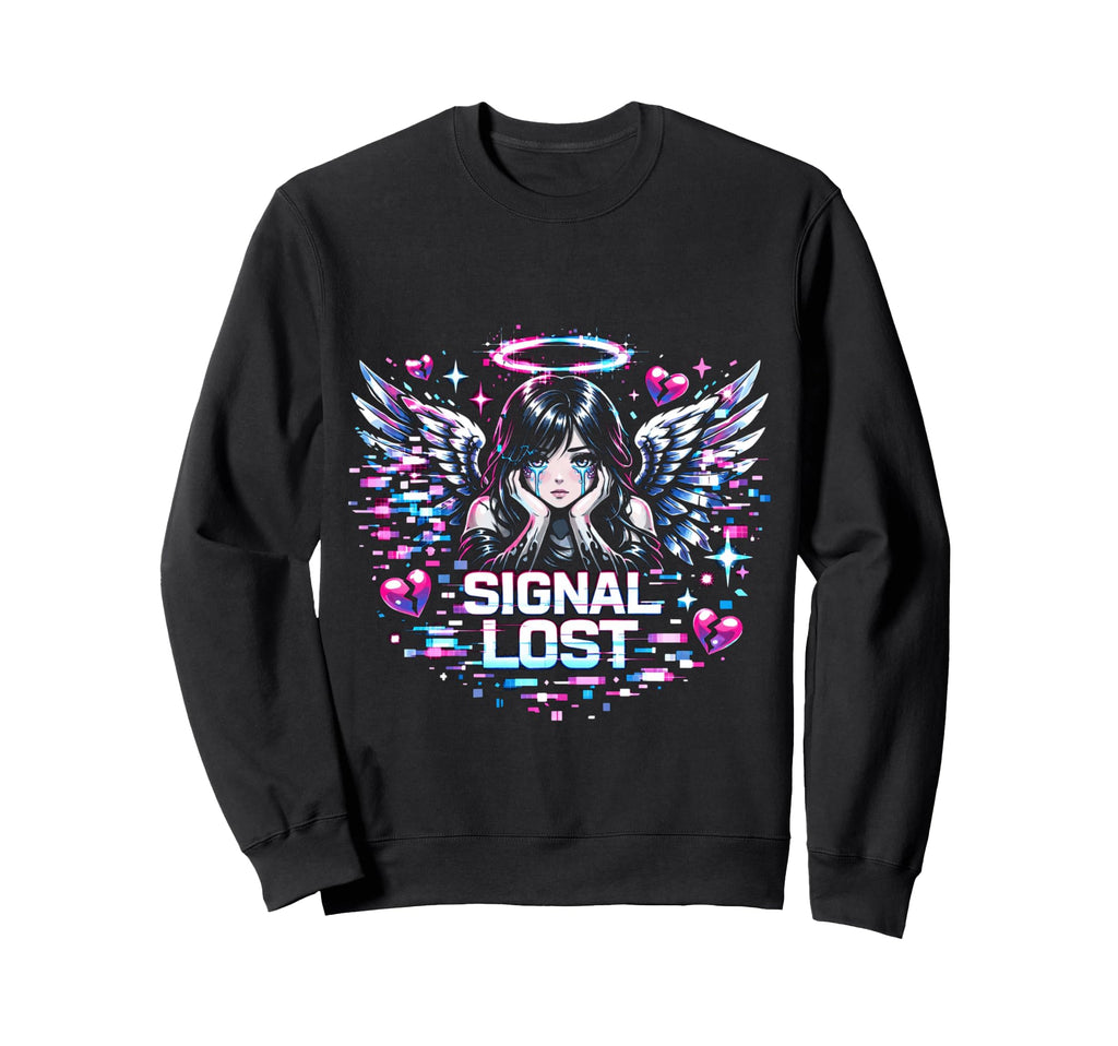 Signal Lost Cyber Emo Fantasy Y2K Sweatshirt - Novelty Apparel Men Women - T-Shirt, Sweatshirt, Hoodie
