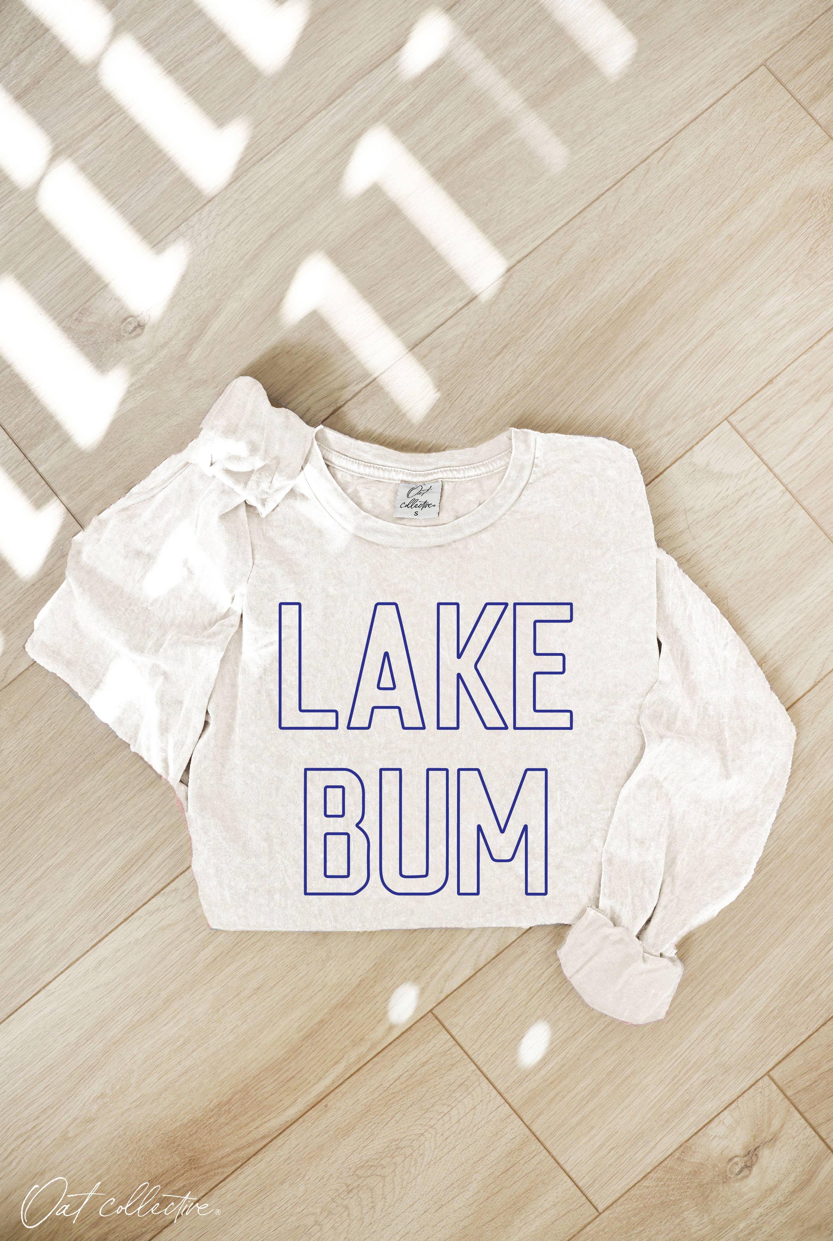 Lake Bum Mineral Washed Graphic - Adult & Kids T-Shirts, Sweatshirts & Hoodies apparel design preview 1