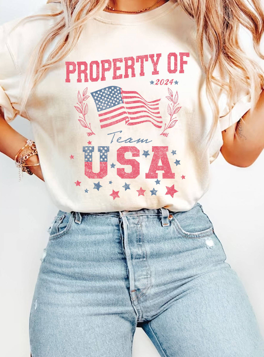 Property of Team USA Graphic - Adult & Kids T-Shirts, Sweatshirts & Hoodies apparel design preview 1