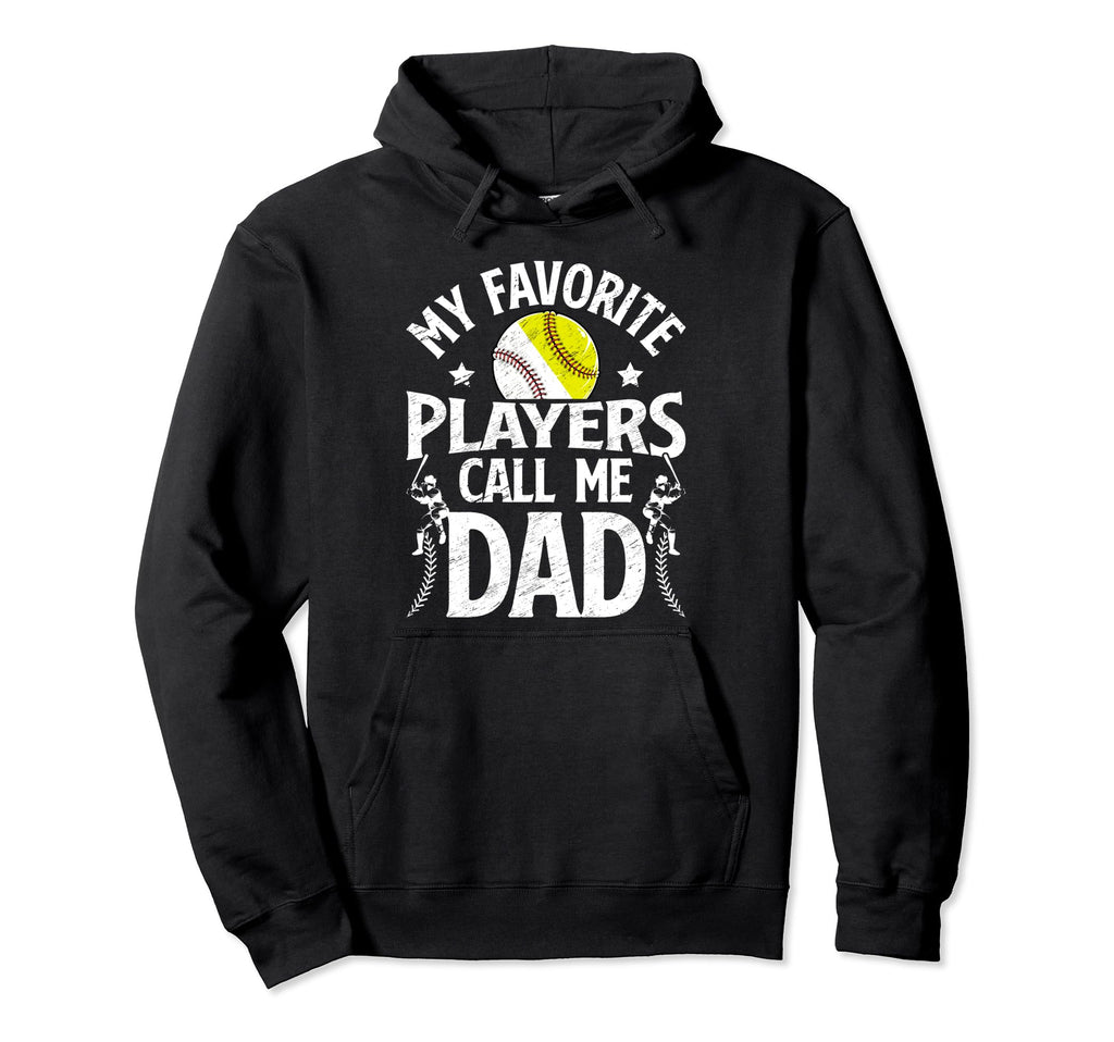 Favorite Players Call Me Dad Baseball Hoodie - Aesthetic Graphic Unisex - T-Shirt, Sweatshirt, Hoodie