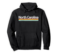 North Carolina Worn Stripes Hoodie - Casual Everyday Wear for Adults - T-Shirt, Sweatshirt, Hoodie