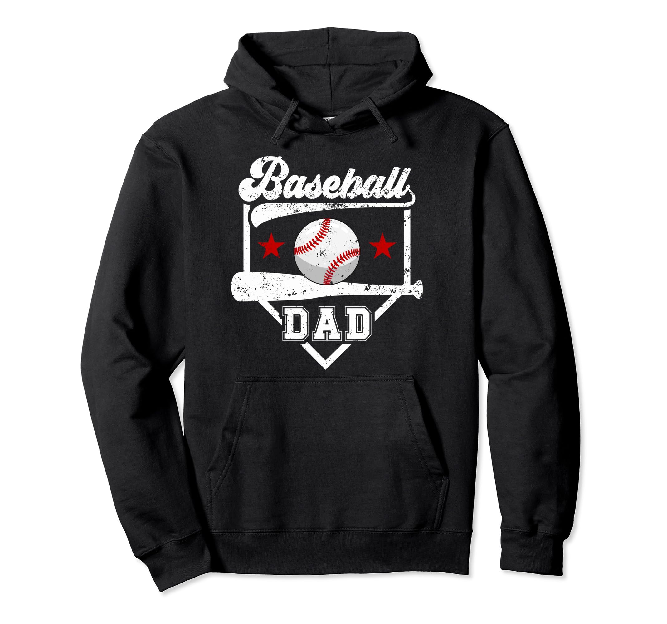 Baseball Dad Baseball Player Dad Hoodie - Casual Everyday Wear Men Women - T-Shirt, Sweatshirt, Hoodie