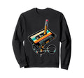 Pencil Rewind Cassette Tape Sweatshirt - Fun Novelty Design Unisex - T-Shirt, Sweatshirt, Hoodie
