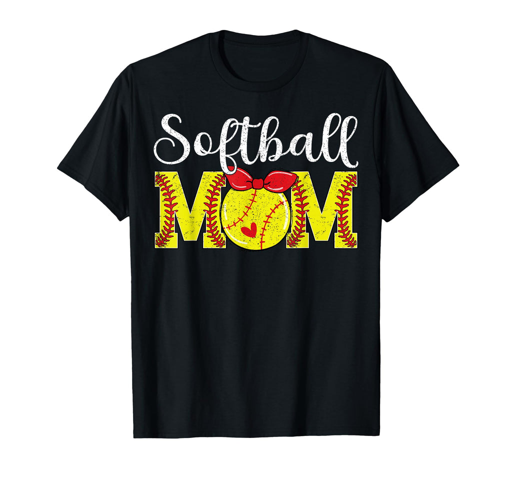 Softball Mom Funny Softball Mothers Day T-Shirt - Unique Graphic Men Women - T-Shirt, Sweatshirt, Hoodie