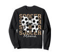 Soocer Mama Coquette Bow Game Day Sweatshirt - Custom Art Print for Adults - T-Shirt, Sweatshirt, Hoodie
