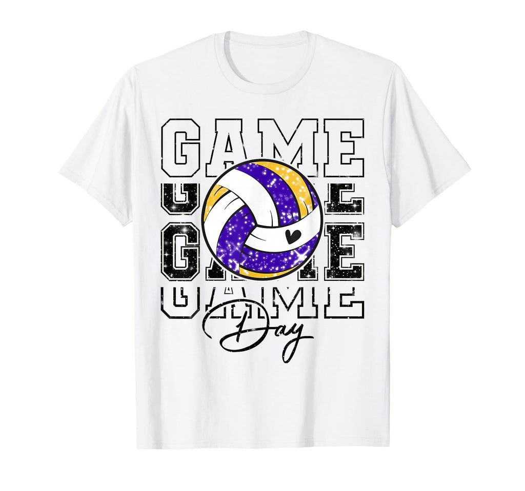 Volleyball Game Day Volleyball Mom T-Shirt - Graphic Print for Adults - T-Shirt, Sweatshirt, Hoodie
