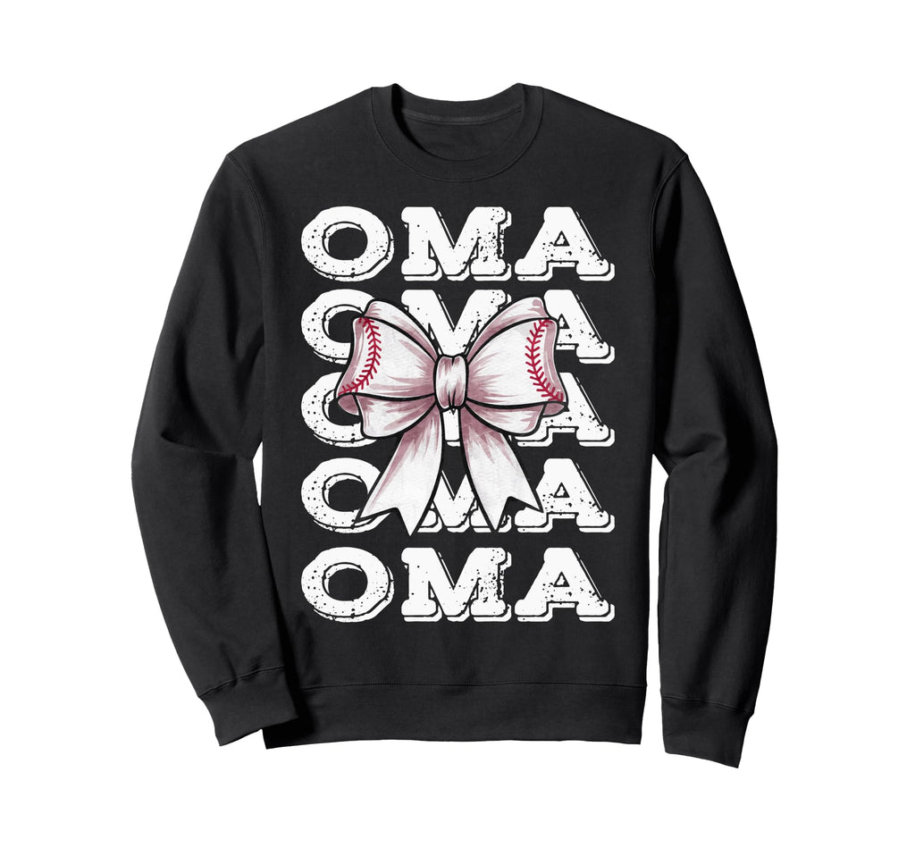 Coquette Baseball Oma Matching Sweatshirt - Minimalist Print Men Women - T-Shirt, Sweatshirt, Hoodie