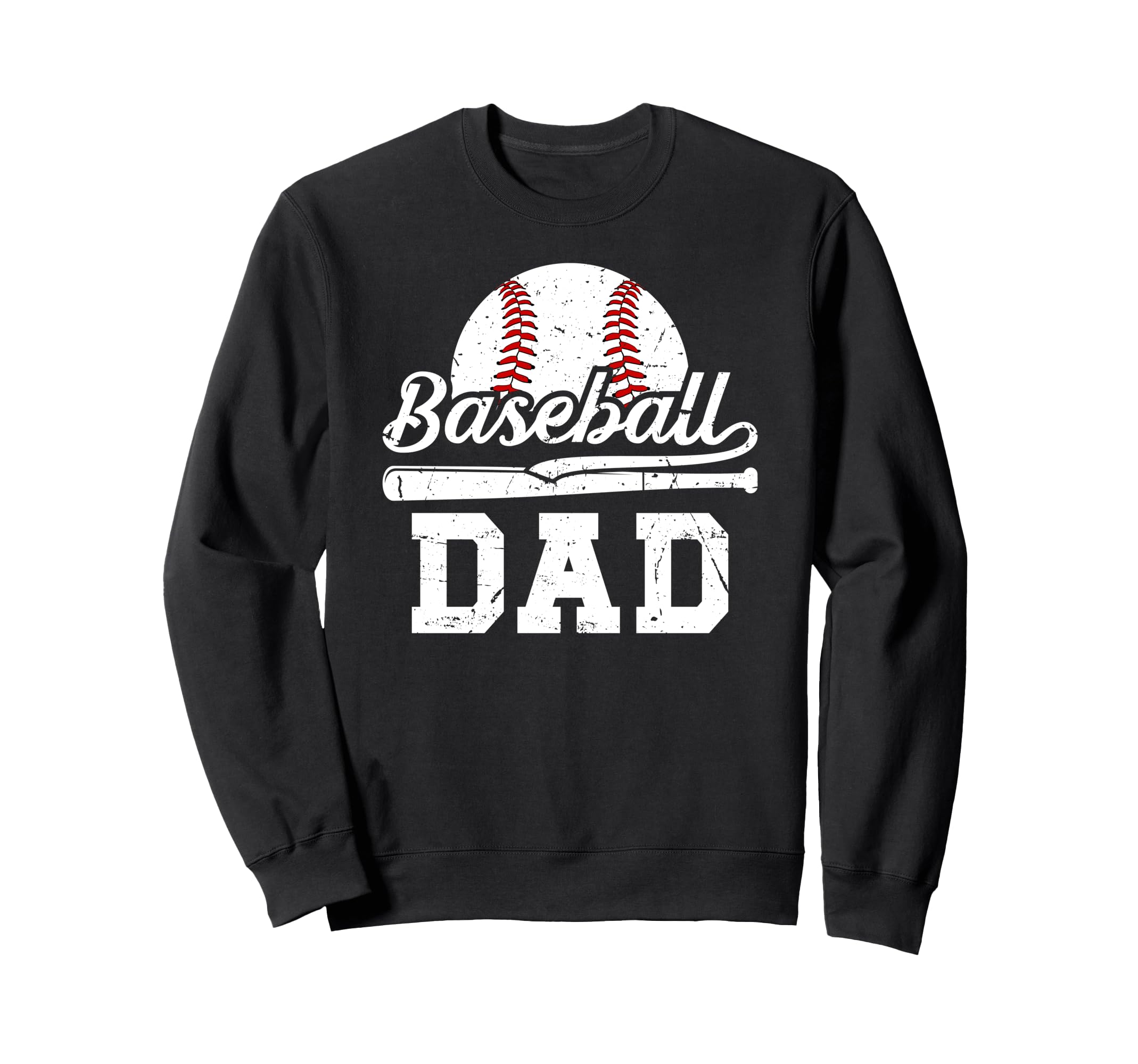 Baseball Dad Baseball Player Dad Sweatshirt - Minimalist Print for Adults - T-Shirt, Sweatshirt, Hoodie
