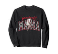 Baseball Mama Checkered Edgy Sweatshirt - Novelty Apparel for Adults - T-Shirt, Sweatshirt, Hoodie