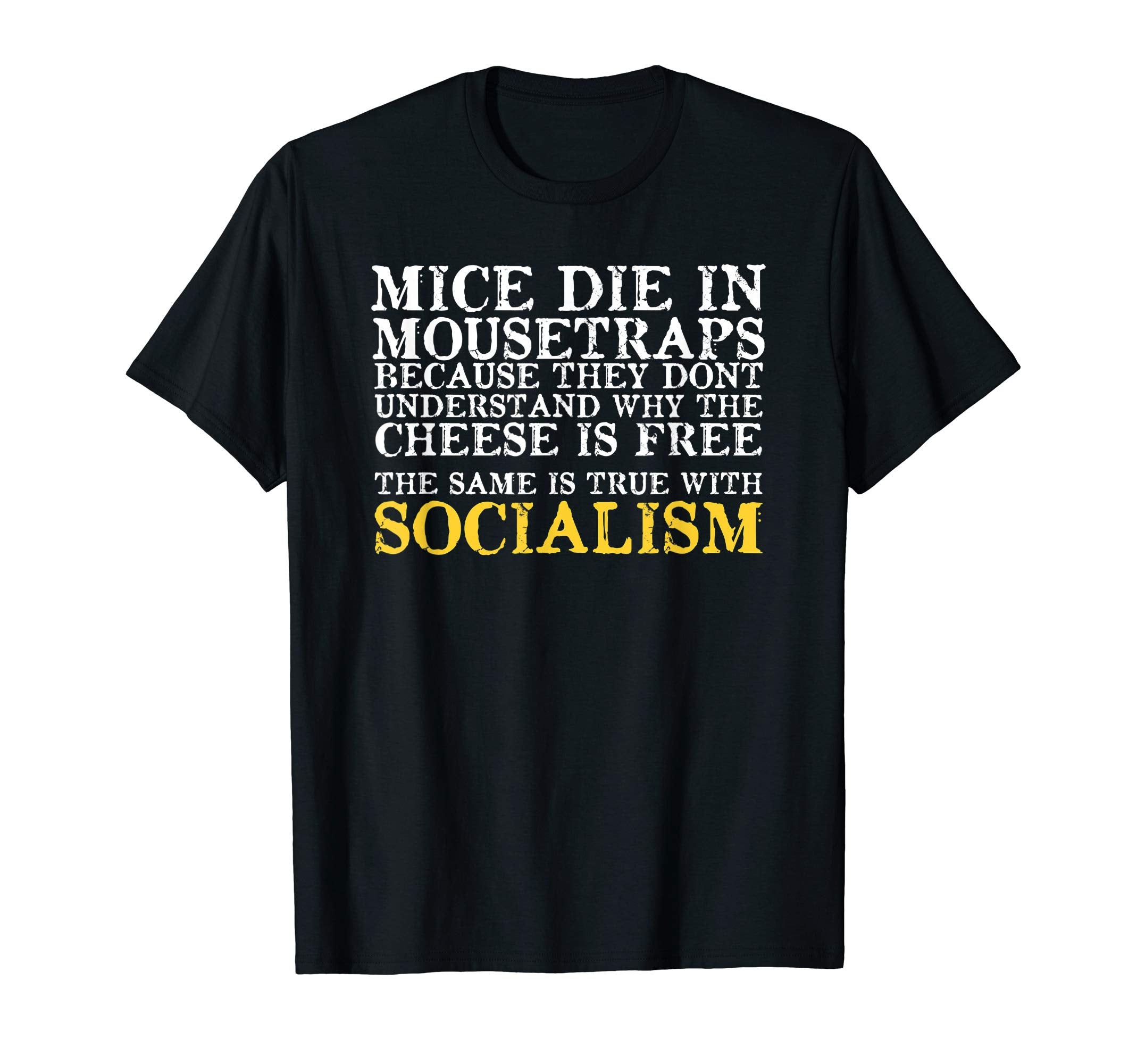 Distressed Libertarian Socialism T-Shirt - Casual Everyday Wear Unisex - T-Shirt, Sweatshirt, Hoodie