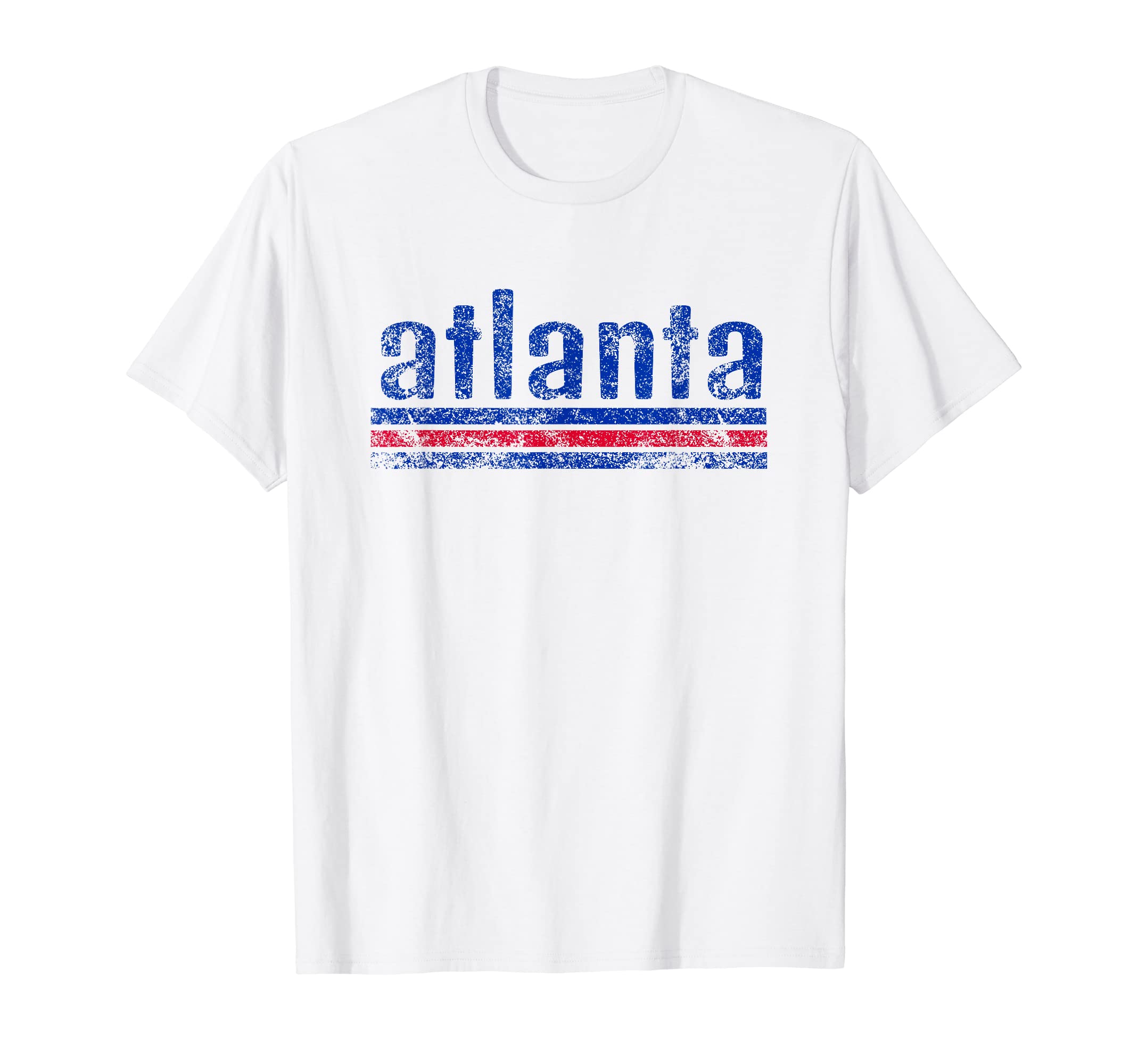 Atlanta Georgia Weathered Throwback T-Shirt - Unique Graphic Unisex - T-Shirt, Sweatshirt, Hoodie