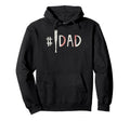 Hashtag Baseball Bat Dad Fathers Day Hoodie - Minimalist Print Men Women - T-Shirt, Sweatshirt, Hoodie