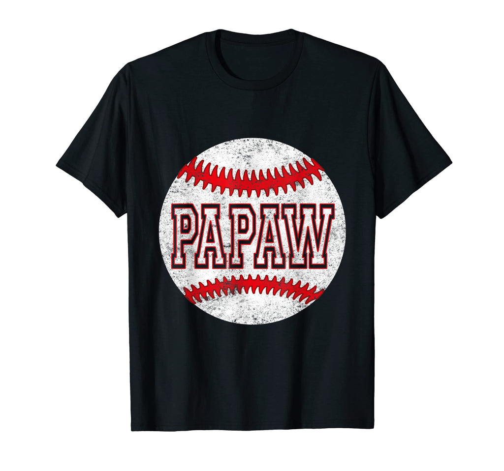 Mens Fathers Day Softball Papaw Baseball T-Shirt - Minimalist Print Unisex - T-Shirt, Sweatshirt, Hoodie