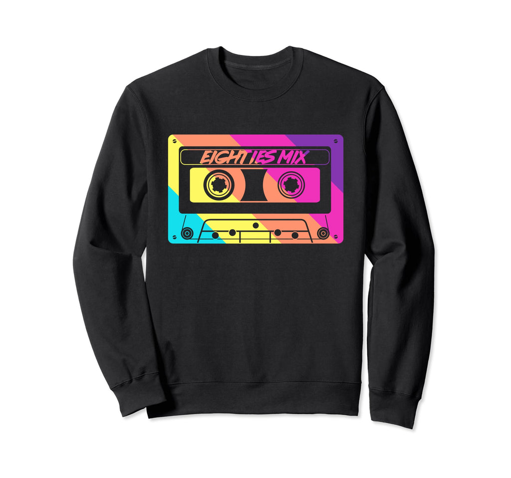 Cassette Tape Eighties Costume Party 80S Sweatshirt - Unique Graphic Unisex - T-Shirt, Sweatshirt, Hoodie