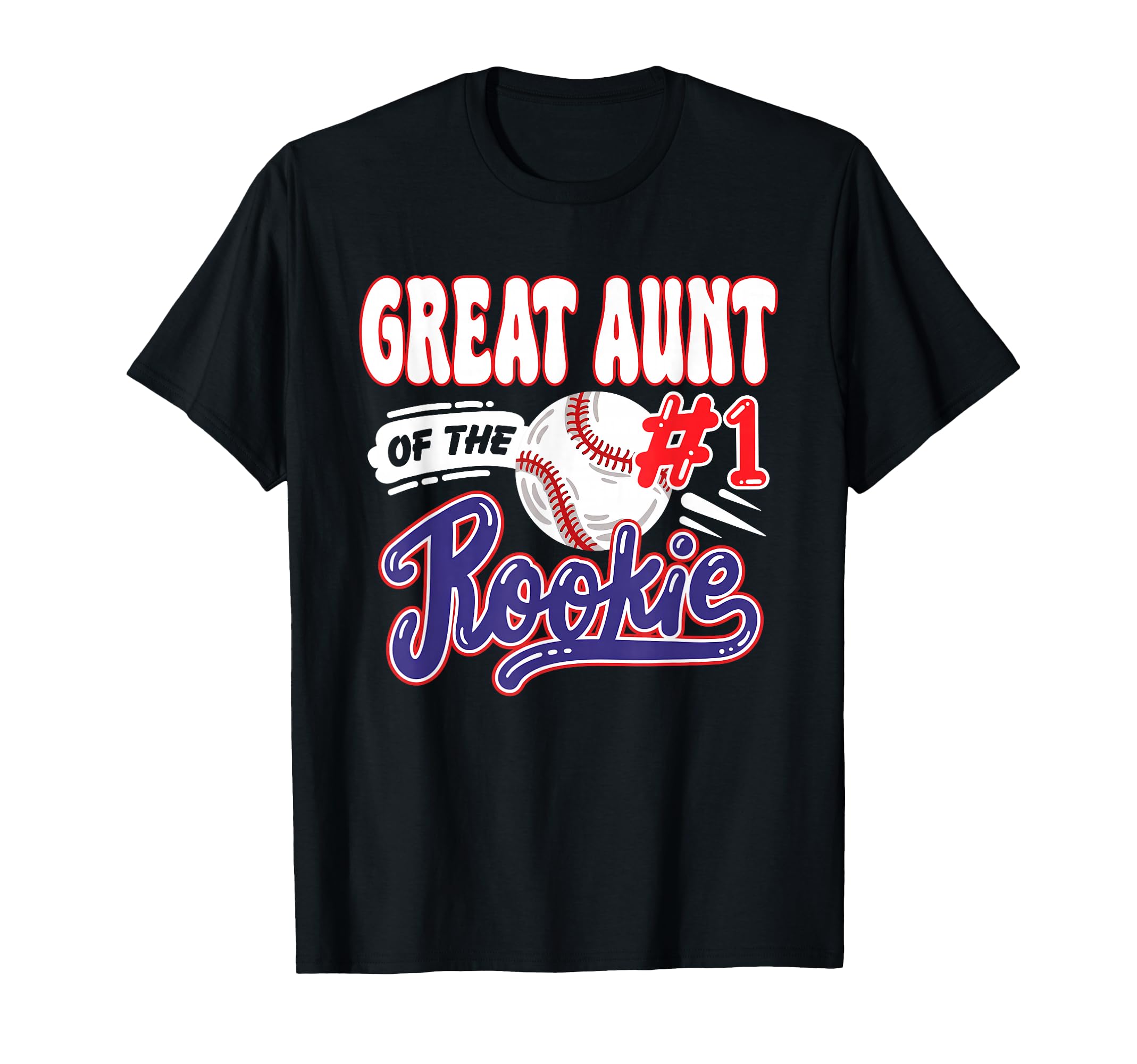 Great Aunt Rookie Year 1St Bday T-Shirt - Aesthetic Graphic for Adults - T-Shirt, Sweatshirt, Hoodie