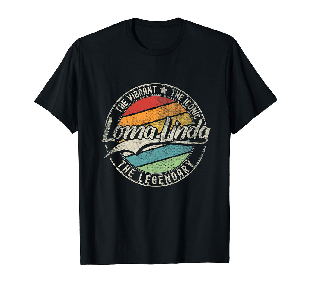 Loma Linda Ca California Distressed T-Shirt - Custom Art Print for Adults - T-Shirt, Sweatshirt, Hoodie