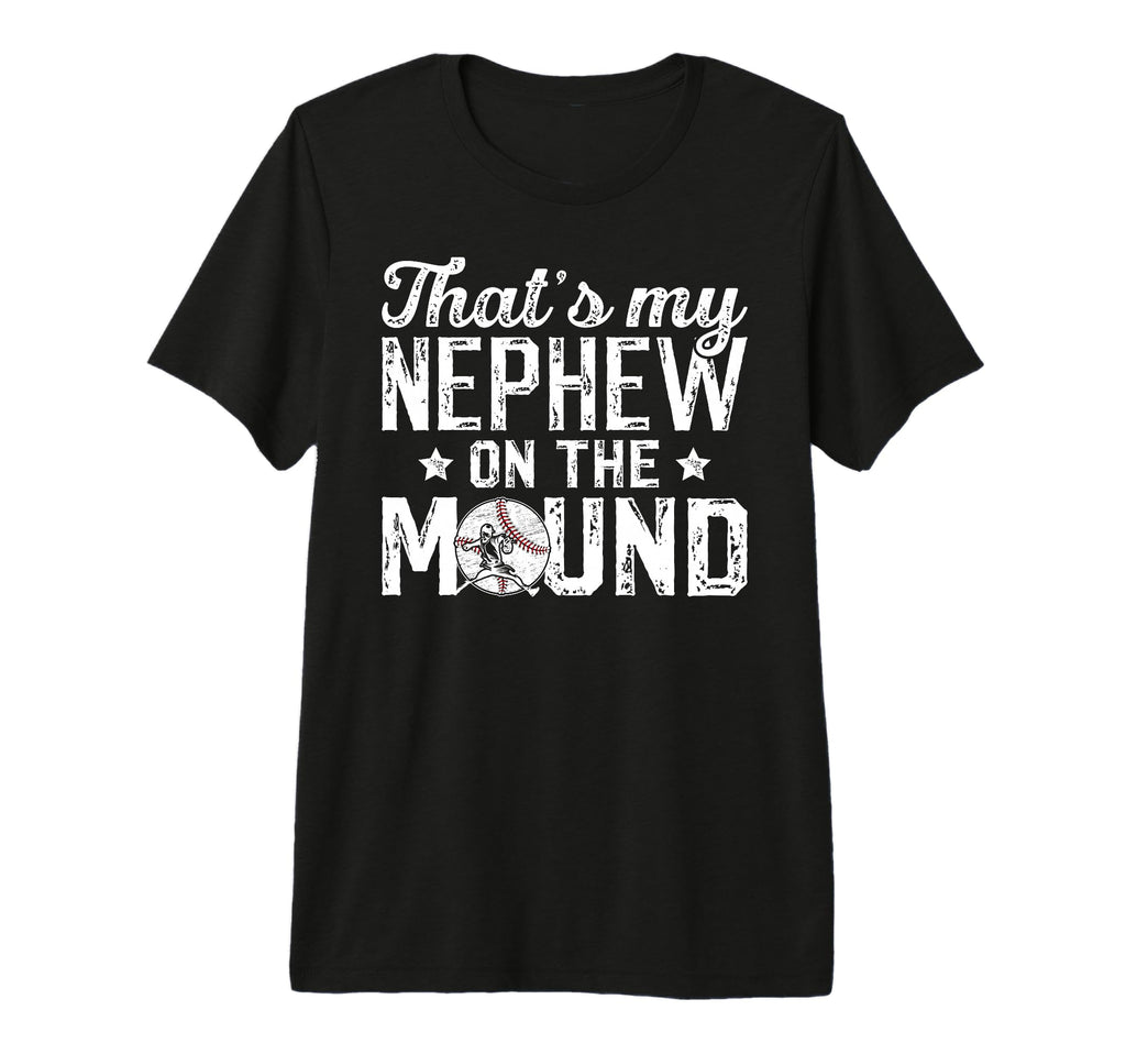 Mens Proud Baseball Pitcher Uncle T-Shirt - Casual Everyday Wear Unisex - T-Shirt, Sweatshirt, Hoodie